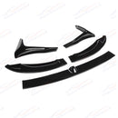 Fits 2015-20 BMW F80 M3 F82 F83 M4 CS Style Front Lip Spoilers & Splitter Kit (Gloss Black)-8