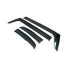 Fit 2007-2014 Toyota FJ Cruiser Out-Channel Vent Window Visors Rain Sun Wind Guards Shade Deflectors-4
