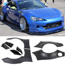 Fit 2013-2022 Subaru GT86 BRZ FR-S Wide Body 8pc Fender Flares Cover-5
