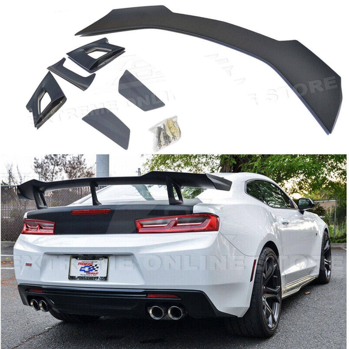 Rear Spoiler & Wings - ZL1 1LE Style | Chevrolet Camaro 16-22 ...