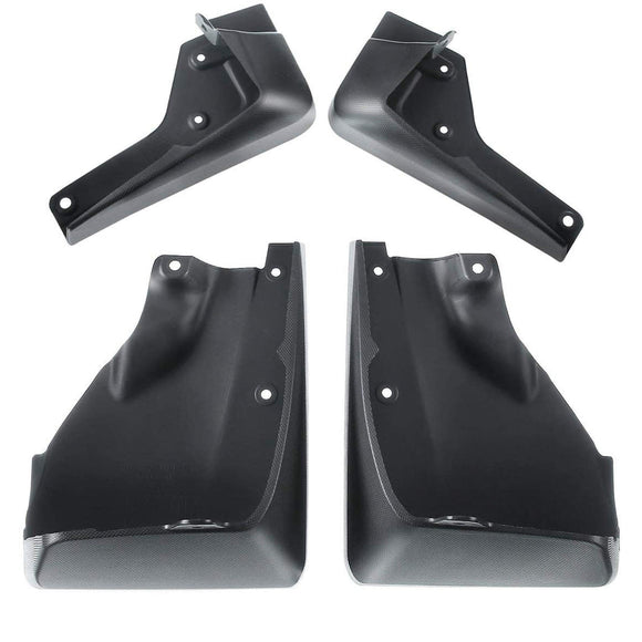 Guardabarros delanteros y traseros de color negro para Subaru Forester 2019-2022, 4 unidades 