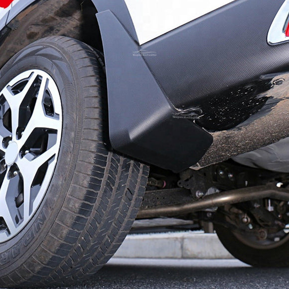 Guardabarros delanteros y traseros de color negro para Subaru Forester 2019-2022, 4 unidades 