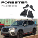 Guardabarros delanteros y traseros de color negro para Subaru Forester 2019-2022, 4 unidades -1