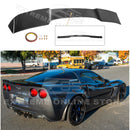 For 2005-2013 Chevrolet Corvette C6 | ZR1 Extended Style Rear Trunk Wing Spoiler (Glossy Black)-1