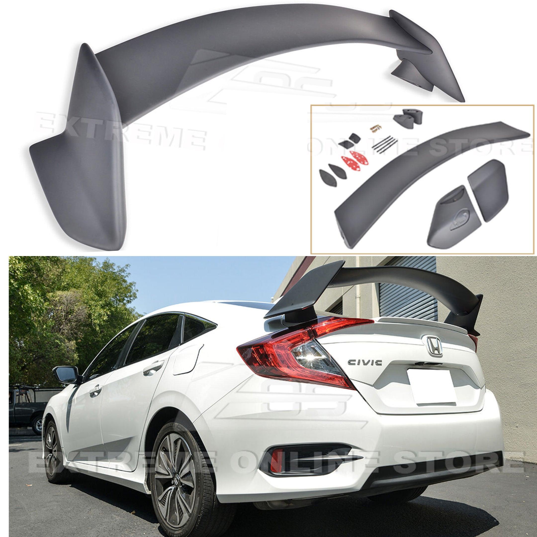 Rear Spoiler & Wings - Type R Style | Honda Civic 16-21 | SuperAutoUSA