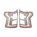 Fits 2015-2017 Ford F150 XL/XLT Truck Taillight Trim Cover (Carbon Fiber Print)-2