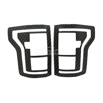 Embellecedor para luz trasera de camioneta Ford F150 XL/XLT 2015-2017 (impresión de fibra de carbono) 