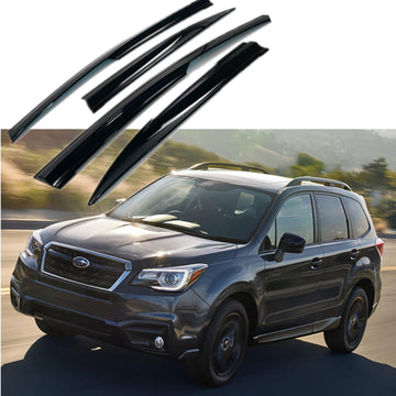 Se adapta a Subaru Forester 2013-2018, viseras para ventanas con ventilación estilo Mugen 3D, protectores contra la lluvia, el sol y el viento, deflectores de sombra 