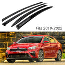For Kia Forte 2019-2025 OE Style Vent Window Visors Rain Sun Wind Guards Shade Deflectors-2
