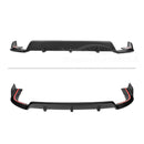 Fits 2019-2022 BMW G05 X5 with M Sport 3PC Rear Bumper Lip Diffuser Set (Gloss Black)-5