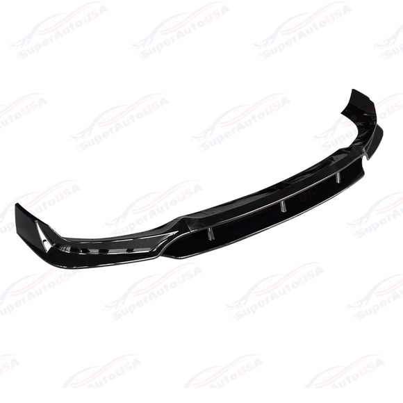 For 2019-2023 BMW X6 G06 Gloss Black M Sport Front Lip Splitter
