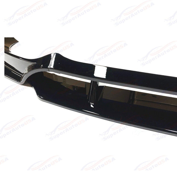 For 2019-2023 BMW X6 G06 Gloss Black M Sport Front Lip Splitter