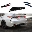 Fit 2018-2024 Toyota Camry TRD Style Rear Diffuser Spoiler Side Body Skirts Rear Splitters Body Skit 3-in-1 Set-3