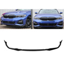 Fits BMW 3 Series G20 M Sport 2019-2022 Front Bumper Lip Car Spoiler (Gloss Black)-2