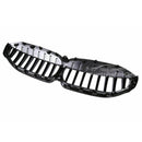 Fits 2019-2022 BMW 3 Series G20 G21 Single Line Front Kidney Grill (Gloss Black)-3