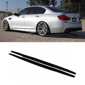 For 2017-2023 BMW 5 Series G30 M5 Sedan Gloss Black Side Skirt Extension Spoiler
