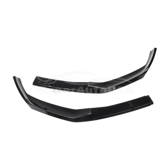 Fits 2021 2022 BMW G30 530i 540i M550i M-Sport FD Style Front Lip Spoiler Splitters (Gloss Black)