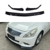 For 2008-2013 Infiniti G37 G25 Front Bumper Splitter Spoiler Lip (Gloss Black)