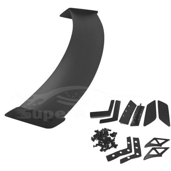 Fit 2015-2023 Mustang GT500 Rear Trunk Spoiler Wing  (Unpainted / Matte Black)