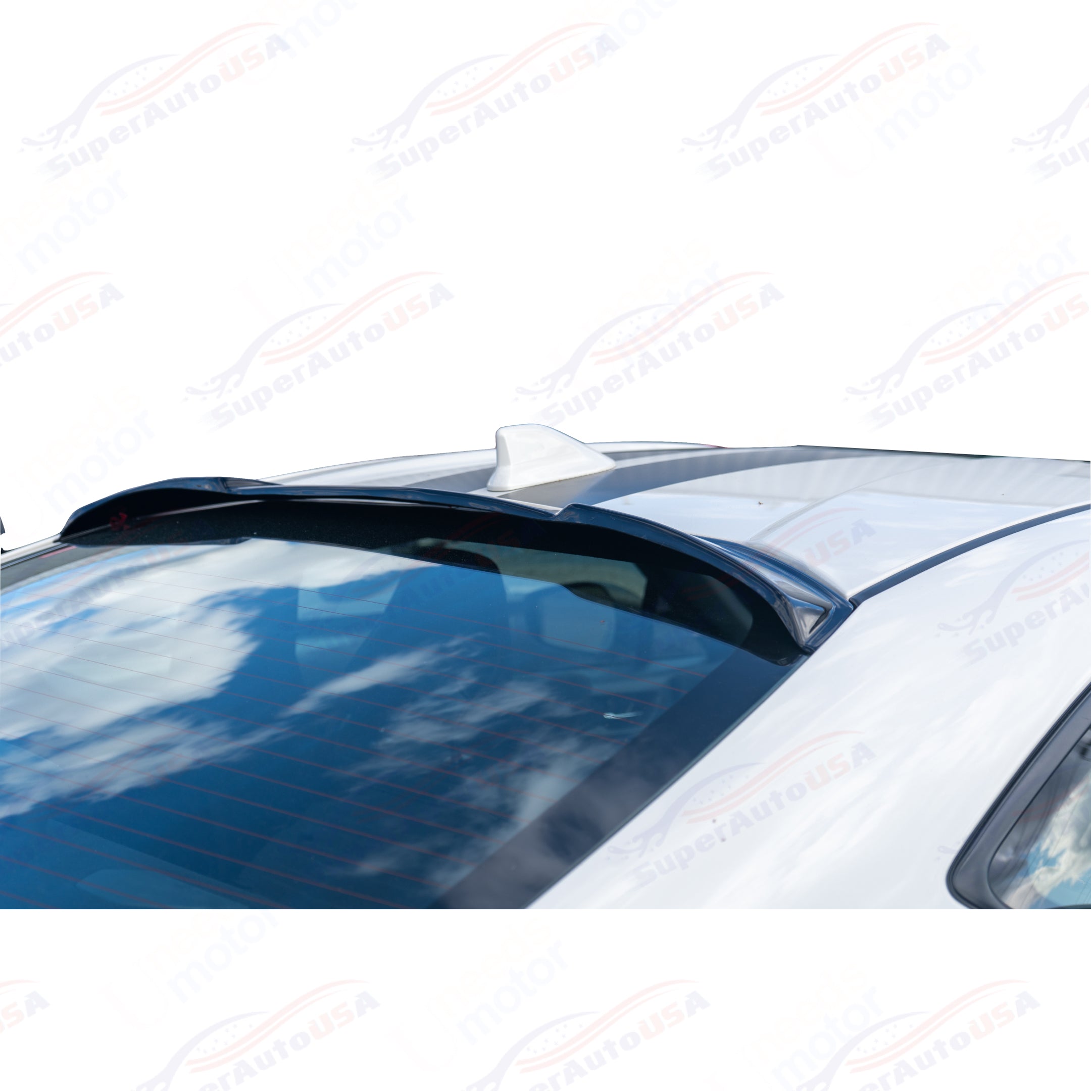Fits 12-21 Toyota GT86 FR-S Subaru BRZ Gloss Black Rear Roof Window Visor Spoiler-5