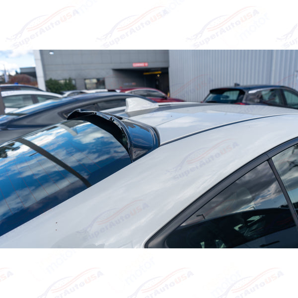 Fits 12-21 Toyota GT86 FR-S Subaru BRZ Gloss Black Rear Roof Window Visor Spoiler