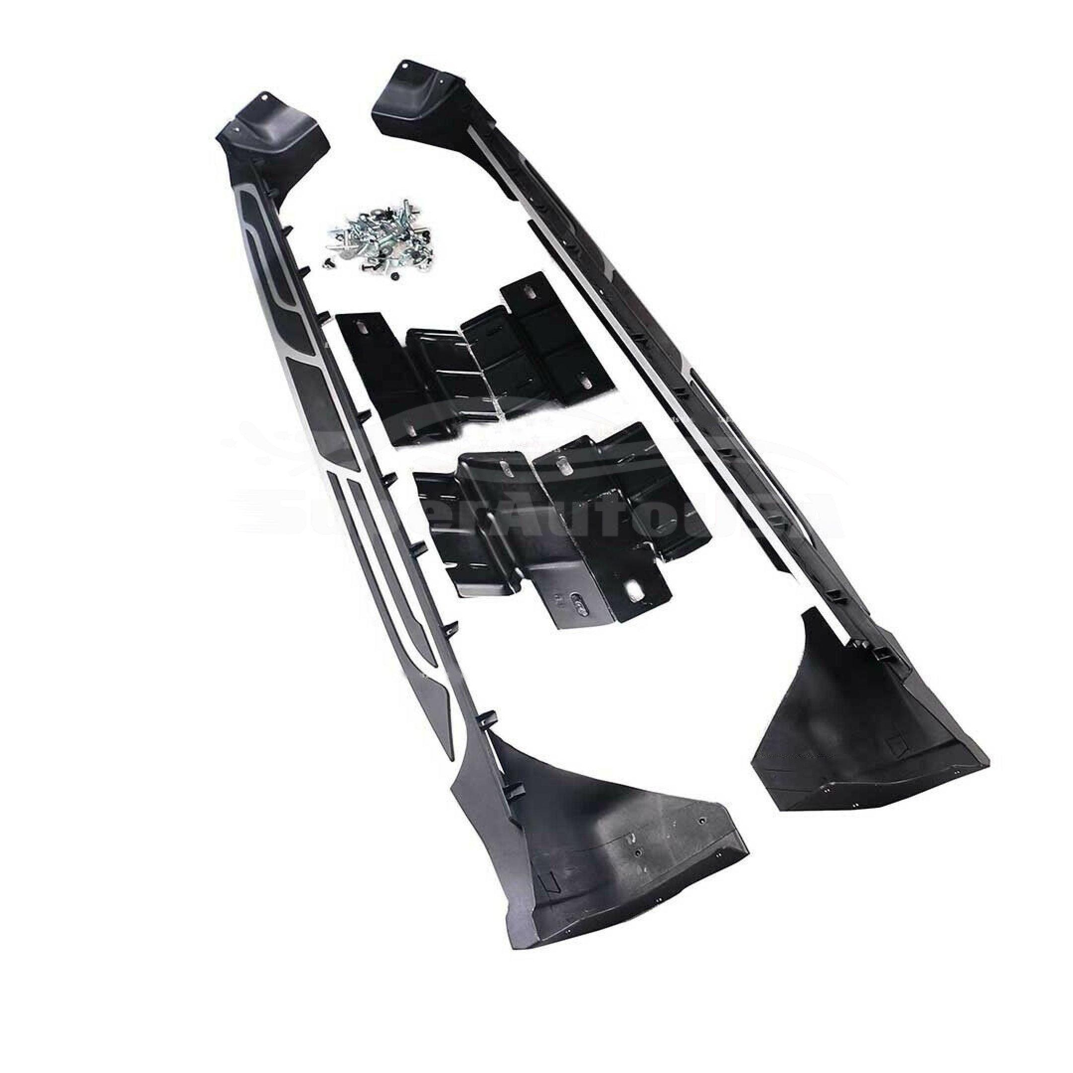3.5 Inch Oval Running Boards / Nerf Bars For 2011-2021 Jeep Grand Cherokee – Pair, Black Powder-Coated, Includes Hardware