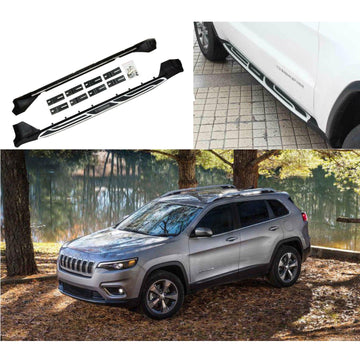 Se adapta a los estribos laterales Jeep Cherokee 2016-2018, pedales, barra de protección 