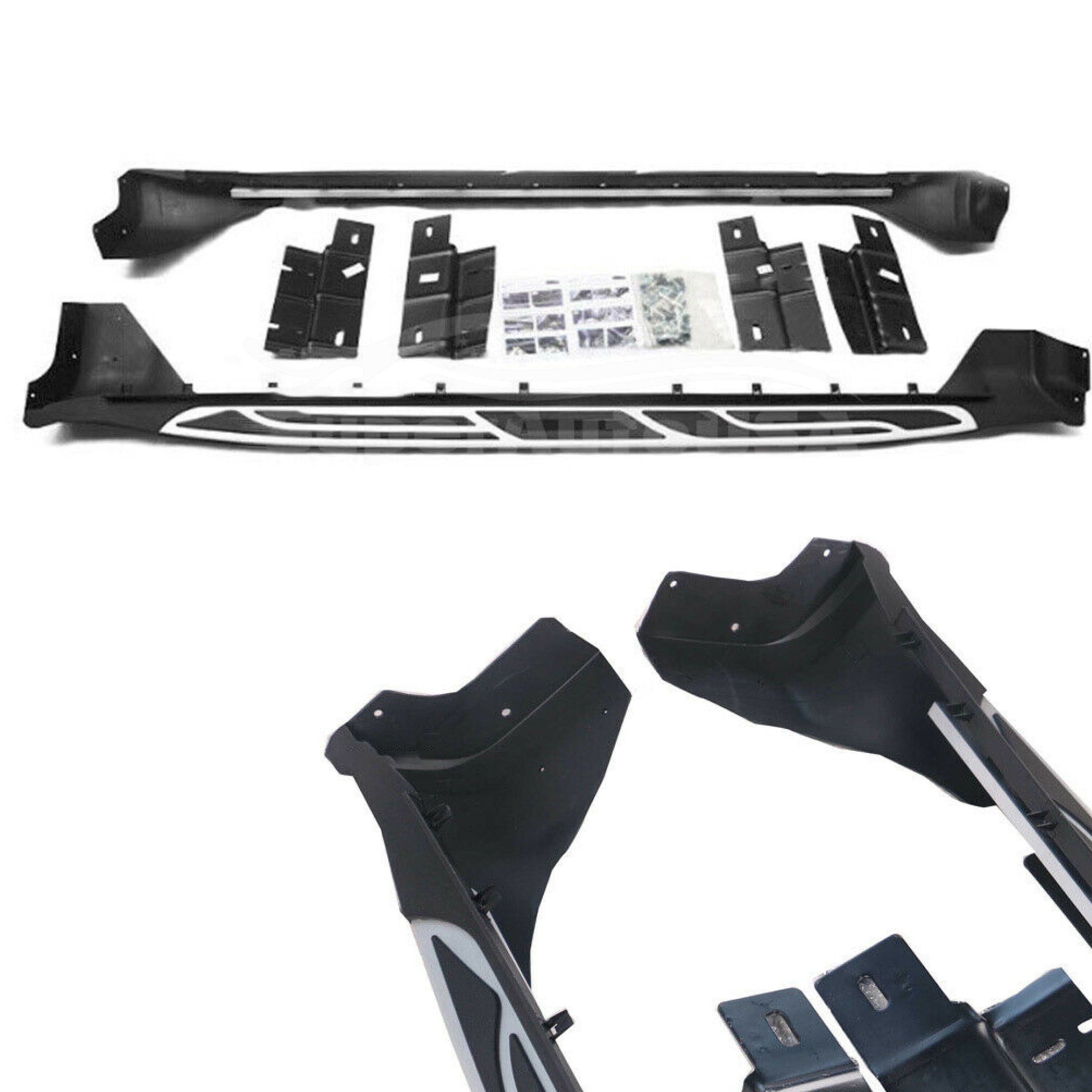 Fit 2011-2021 Jeep Grand Cherokee Running Boards Side Step Pedal Nerf Bar