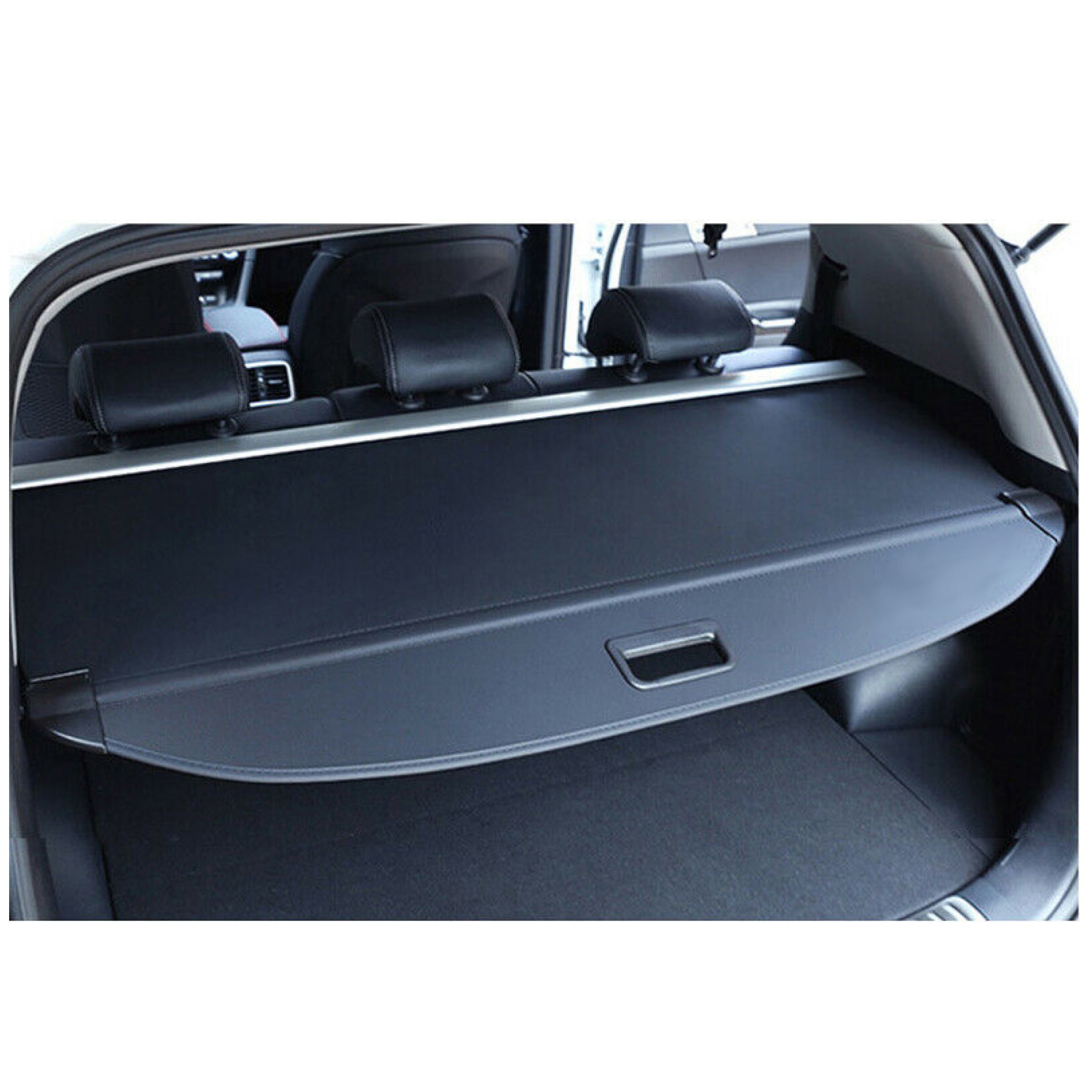 Fits 2022 2021 Nissan Rogue Luggage Rear Trunk Retractable Tonneau Cargo Cover (Black) - 0