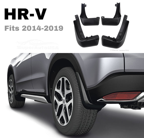 Guardabarros delanteros y traseros negros para Honda HRV HR-V 2014-2021 