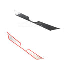 Fits 2020-2022 Toyota Highlander Rear Door Trunk Lid Decoration Latch Cover Molding Trim (Carbon Fiber Print)-4