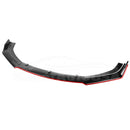 Parachoques delantero de alto rendimiento con borde rojo compatible con Honda Civic Sedan 2017-2021 -3