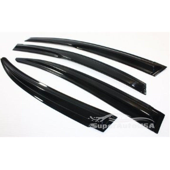 Fit 2016-2022 Honda Pilot 3D Mugen Style Vent Window Visors Rain Sun Wind Guards Shade Deflectors