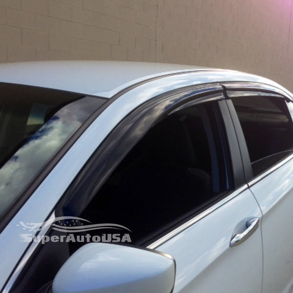 Fit 2019-2021 Toyota RAV4 3D Mugen Style Vent Window Visors Rain Sun Wind Guards Shade Deflectors