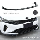 For K5 2021 2022 2023 Performance Style Front Bumper Lip Spoiler (Carbon Fiber Print)-2