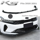 For K5 2021 2022 2023 Performance Style Front Bumper Lip Spoiler (Carbon Fiber Print)-3