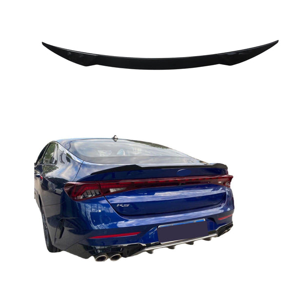 Fits For K5 Optima GT2021 -2023 Gloss Black Rear Tail Lip Trunk Wings Spoiler