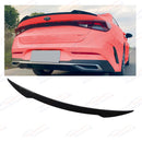 Fits For K5 Optima GT2021 -2023 Gloss Black Rear Tail Lip Trunk Wings Spoiler-2