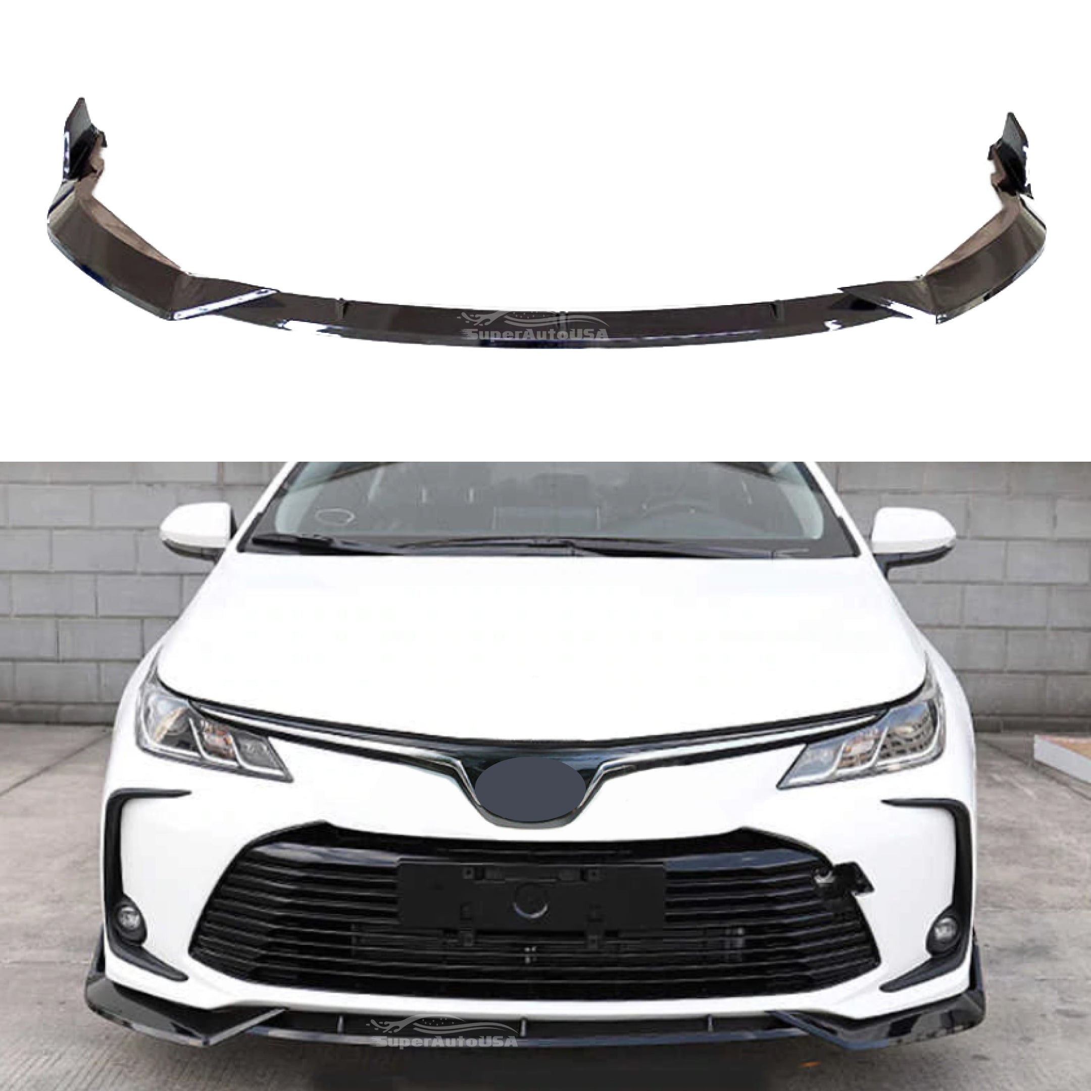 Front Lip & Spoiler | Fits 2020-2024 Toyota Corolla SE XSE