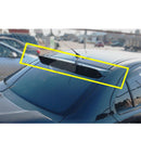 Fit 2008-2017 Mitsubishi Lancer EVO Sedan Rear Roof Window Spoiler Deflector-1