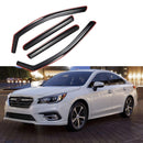 Se adapta a Subaru Legacy 2015-2019, viseras para ventanas con ventilación en el canal, protectores contra la lluvia, el sol y el viento, deflectores de sombra -1