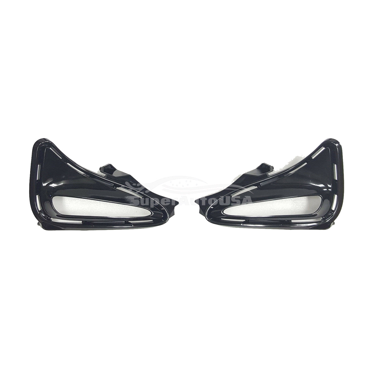 Fits 2017-2019 Toyota Corolla L XLE LE DRL Fog Light Bezel Left Right ...