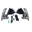 Fits 2017-2019 Toyota Corolla SE XSE DRL Fog Light LED Driving Lamp Bezel Sets-1