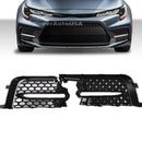 Fit 2020-2021 Toyota Corolla Sedan SE XSE Front Fog Light Covers Bezel Set-1