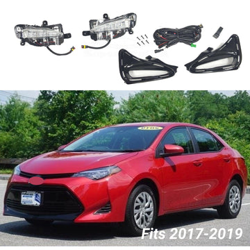 Luz antiniebla: seguridad en la carretera | Compatible con Toyota Corolla L XLE LE (17-19)