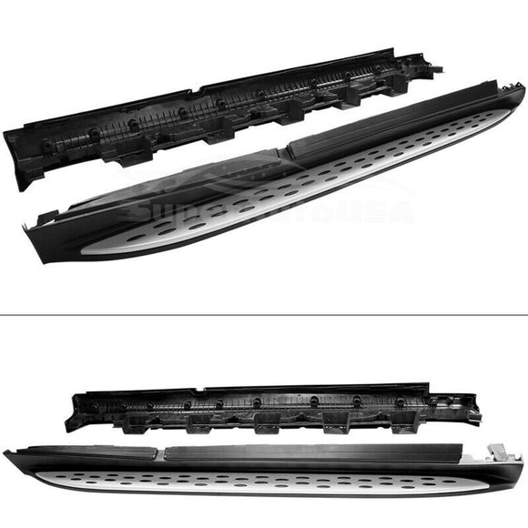 Fits Mercedes Benz 12-15 ML350 16-19 GLE Running Boards Side Step Pedal Nerf Bar