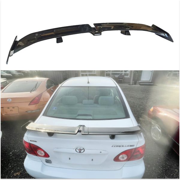 Fit Toyota Corolla 2008-2018 JDM GT Style Gloss Black Rear Trunk Wings Spoiler by Superautousa