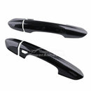 Fit 2015-2022 Ford Mustang Car Side Door Handle Cover Trim (Carbon Fiber Print)-3
