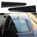 For Ford Shelby Mustang 2015-2021 Matte Black Sunshade Rear Window Louver-1