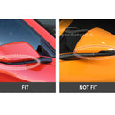 Fit 2015-2021 Ford Mustang Rearview Side Mirror Cover Caps Horn Style (Gloss Black)-4